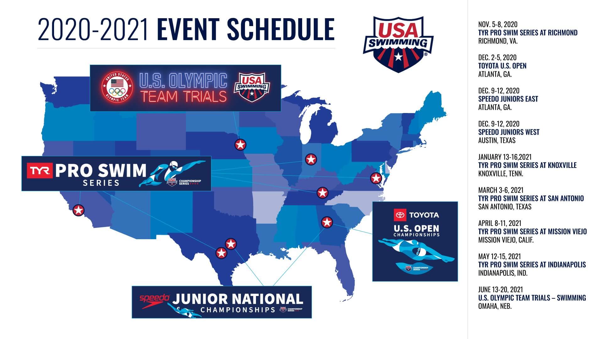 USA Swimming Unveils Revamped Schedule; Athletes Can Start Planning