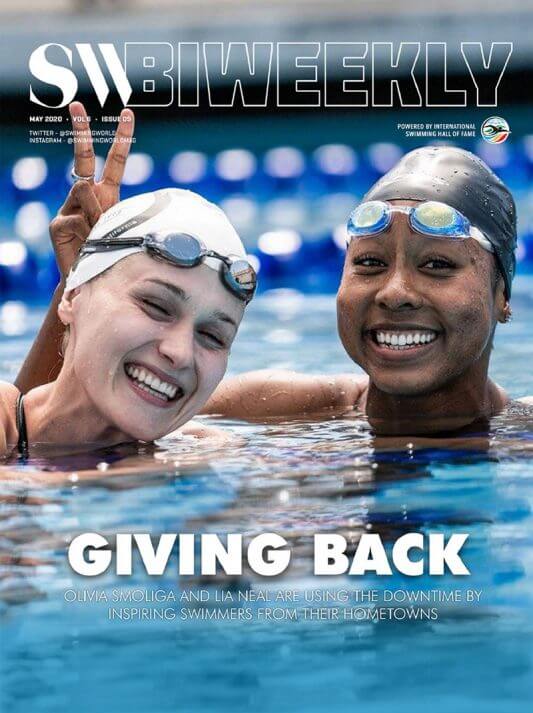 SW Biweekly - 5-7-20 - Giving Back - Olivia Smoliga and Lia Neal Inspiring Swimmers From Their Hometowns