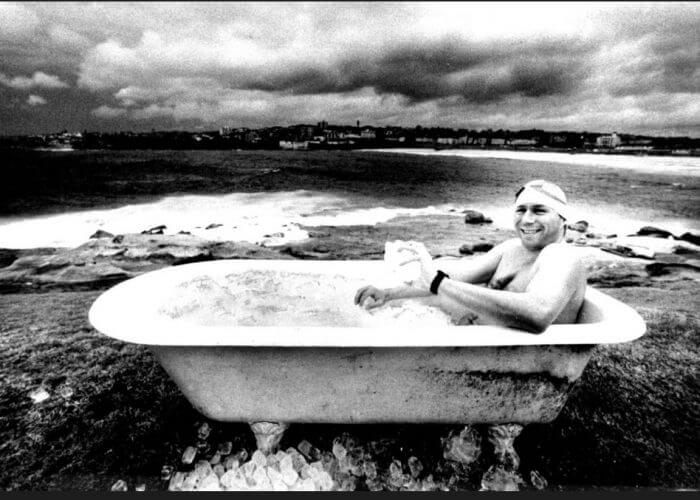 Cyril Baldock in the Bath