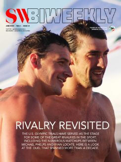 SW Biweekly 6-21-20 Cover - Rivalry Revisited - Michael Phelps and Ryan Lochte
