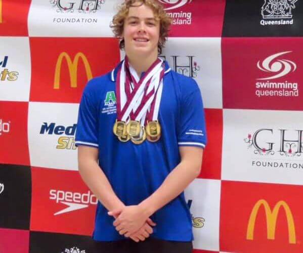 Swimming champion Sam Short becomes youngest MIA ambassador