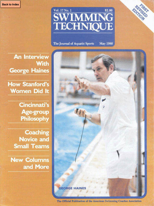 Swimming Technique May 1980 Cover