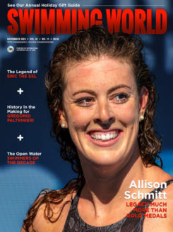 Swimming World November 2020 Cover - Allison Schmitt - A Legacy Much More Than Gold Medals