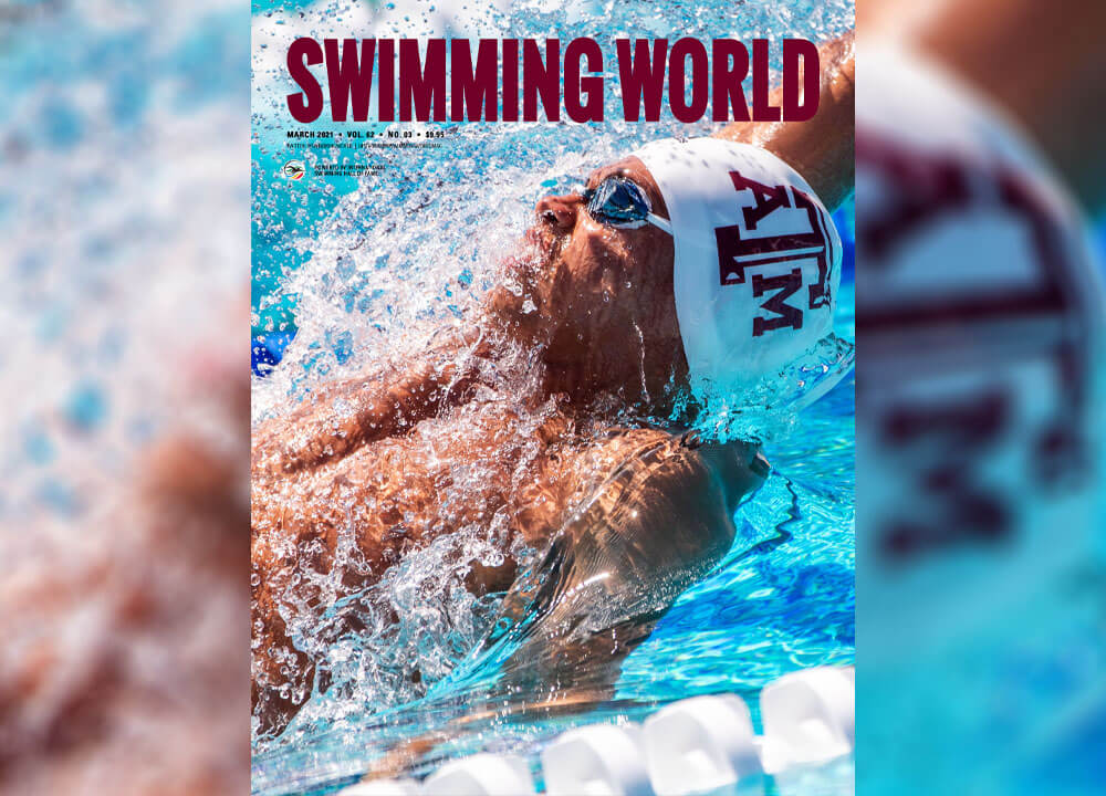 Swimming World March 2021 Pre Order Cover Teaser - Shaine Casas - slider