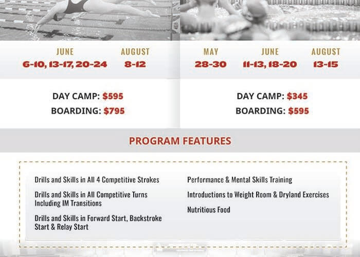 Featured swim camp spire institute and academy swimming world