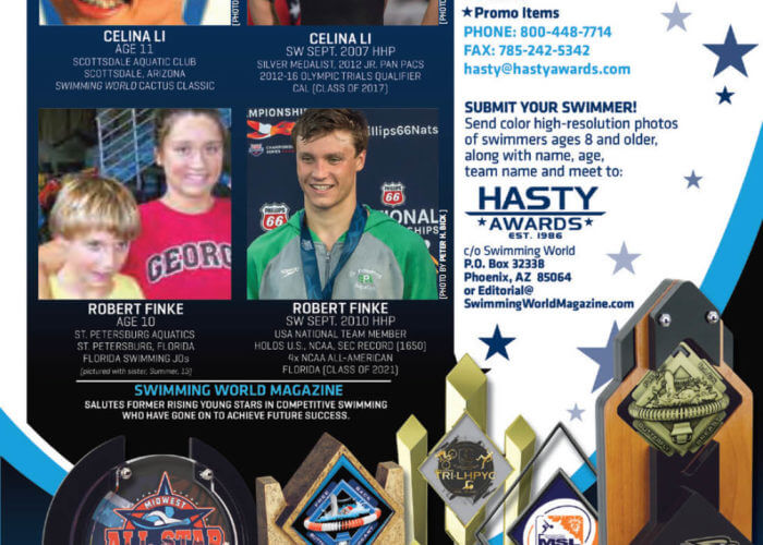 Hasty High Pointers Celina Li and Robert Finke Sponsored By Hasty Awards