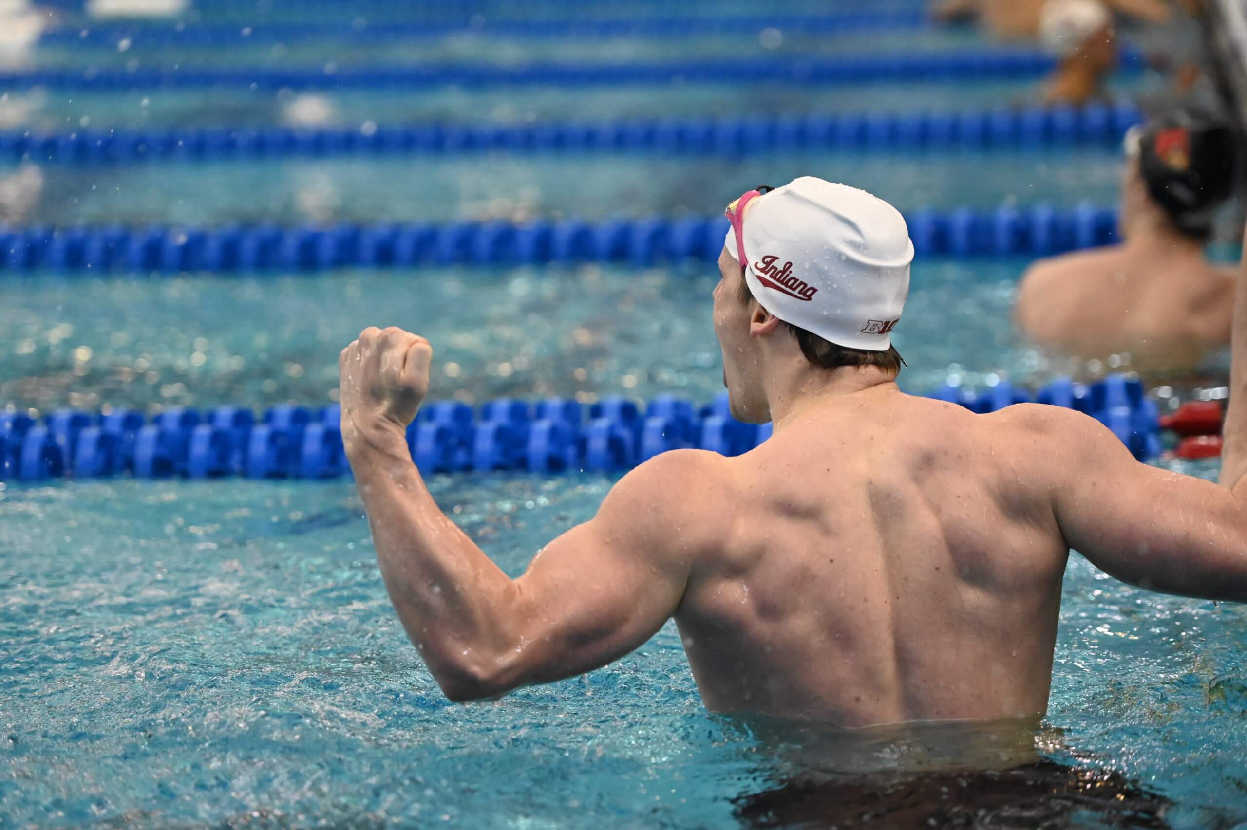 2022 Big Ten Men's Championships: Brendan Burns Wins 100 Back