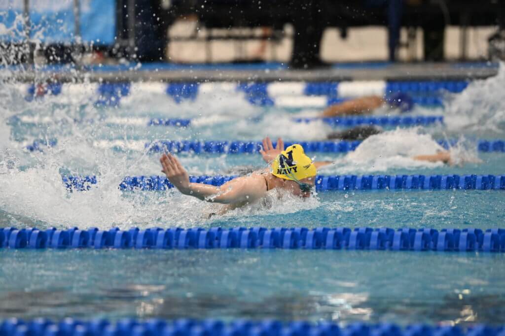 Navy Completes Sweep of Army in Swimming and Diving Star Meet