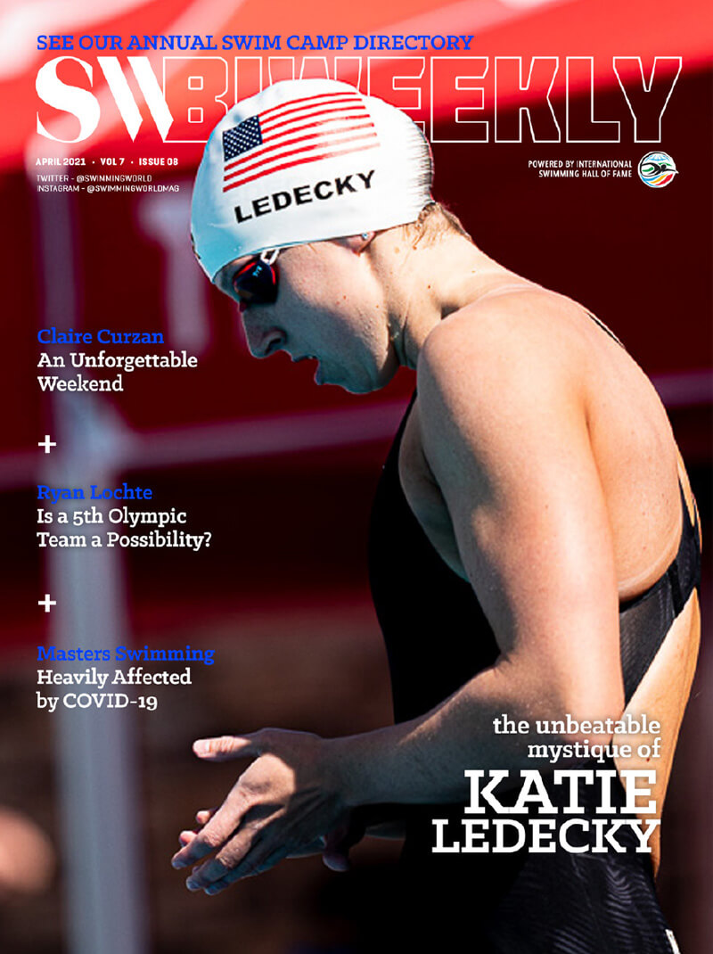 SW Biweekly 4-21-21 - The Unbeatable Mystique of Katie Ledecky - COVER