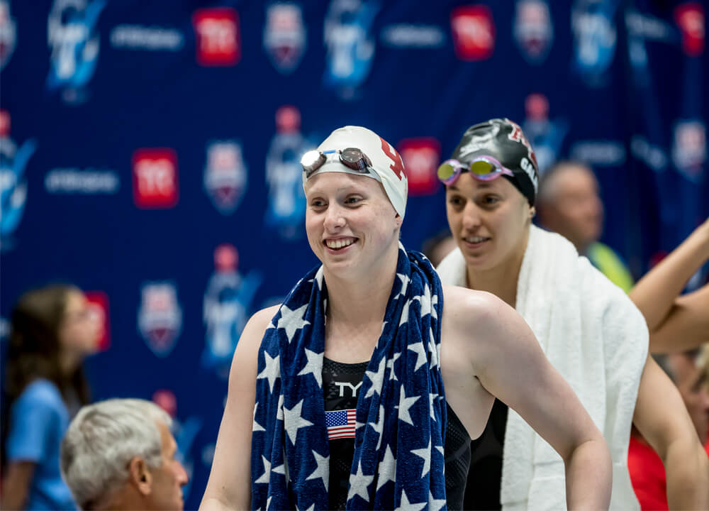 Swimming World April 2021 - Lilly King - Ever The Competitor - tyr-pro-indy-2018
