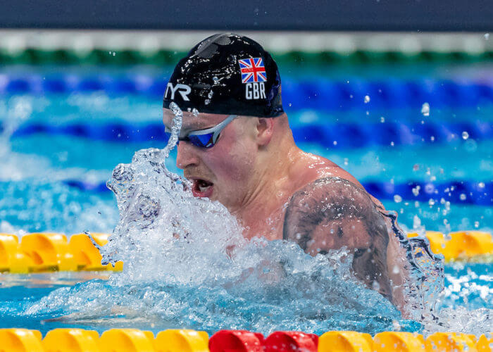 PEATY Adam GBR 100m Breaststroke Men Final Swimming Budapest - Hungary 18/5/2021 Duna Arena XXXV LEN European Aquatic Championships Photo Giorgio Perottino / Deepbluemedia / Insidefoto