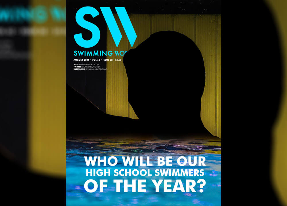 Swimming World August 2021 Cover Teaser - Who Will Be Our High School Swimmers of the Year