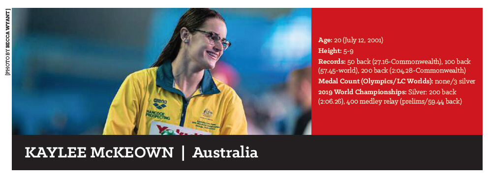 Swimming World July 2021 - Tokyo Olympics International Swimmer Preview - Kaylee McKeown
