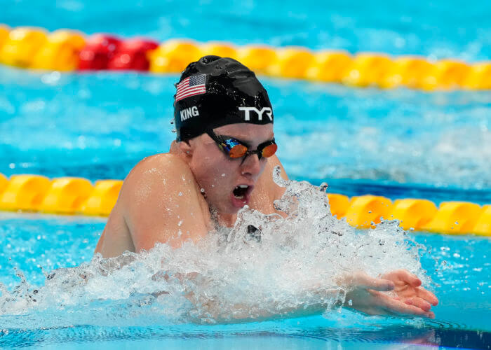 lilly king, olympics Jul 29, 2021; Tokyo, Japan; Lilly King (USA) in the women's 200m breaststroke semifinals during the Tokyo 2020 Olympic Summer Games at Tokyo Aquatics Centre. Mandatory Credit: Rob Schumacher-USA TODAY Sports