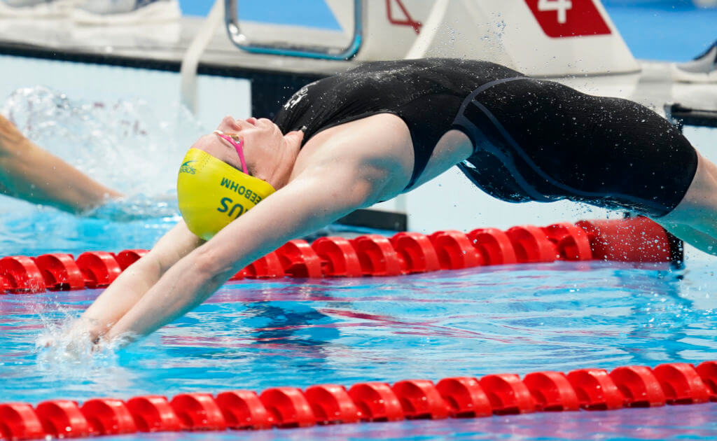 olympic swimming backstroke