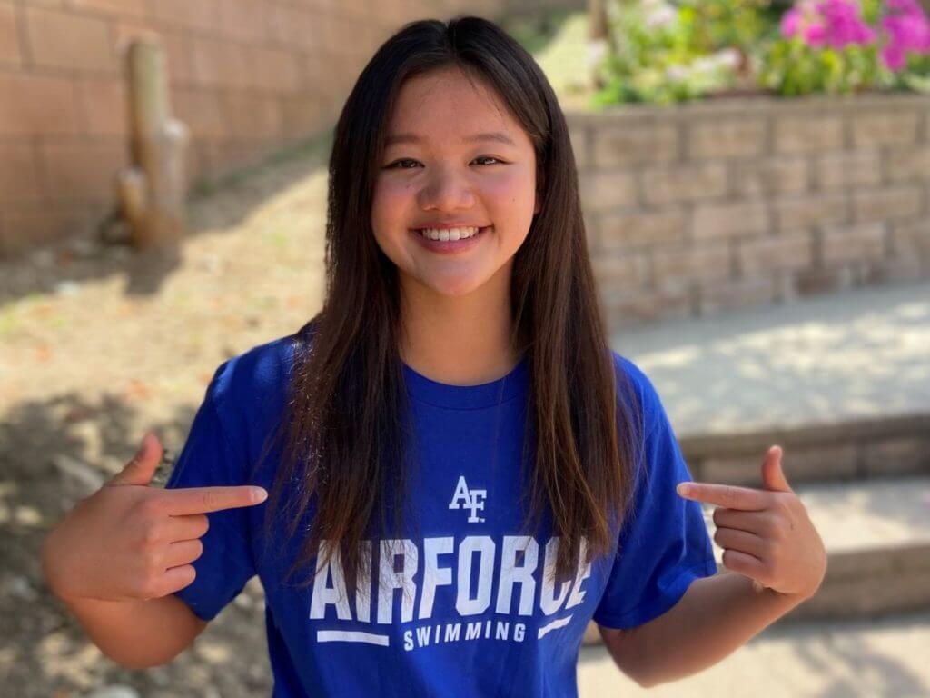 Sectional Champion Kai-min Tsuei of Trident Swim Club Verbals to Air Force  - Swimming World News