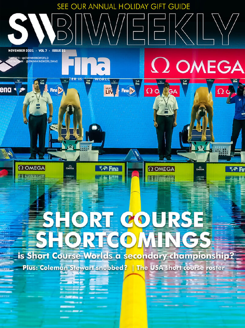 SW Biweekly - Short Course Shortcomings - Is Short Course Worlds A Secondary Championship - COVER