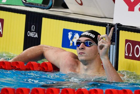 Short Course World Champs: Miressi Wins 100 Free, Anchors Italy to Gold