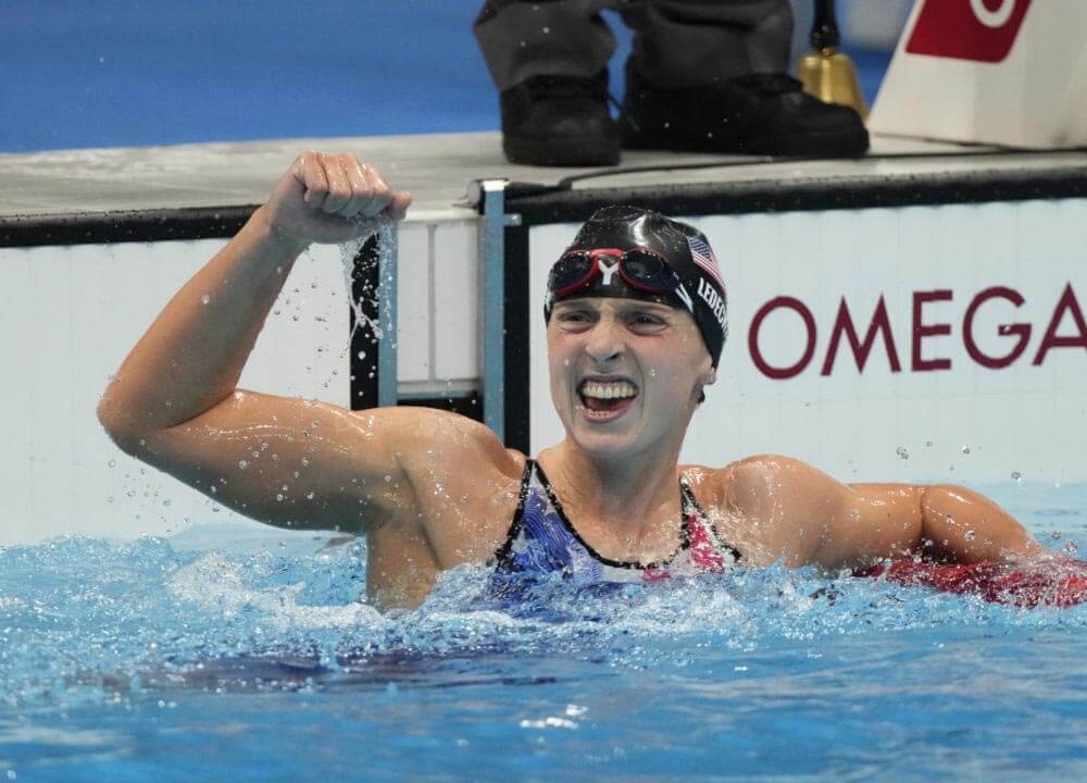 Swimming World January 2022 - The Greatest World Records in History - Katie Ledecky
