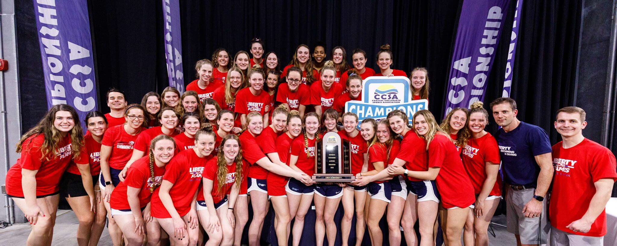 CCSA Swimming Championships Liberty Claims Fourth Consecutive Title