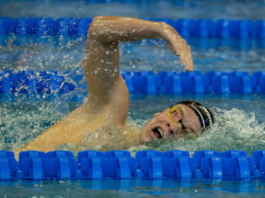 Pac12 Awards Leon Marchand Sweeps Swimmer, Freshman of Year