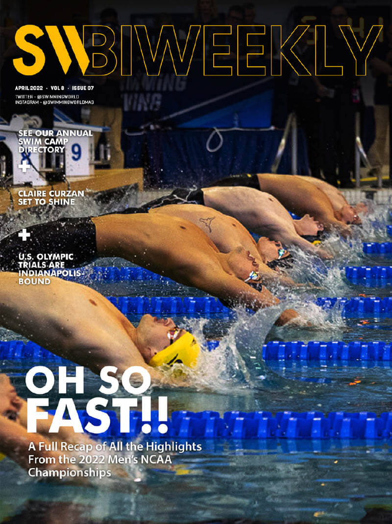 SW Biweekly 4-7-22 - Oh So Fast - A Full Recap of All the Highlights From the 2022 Men's NCAA Championships - COVER