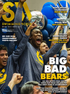 Swimming World May 2022 - Big Bad Bears - COVER