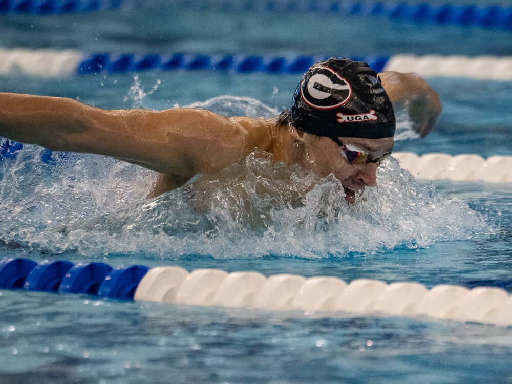 Georgia Swimming Sweeps Georgia Tech in Short-Course Meet