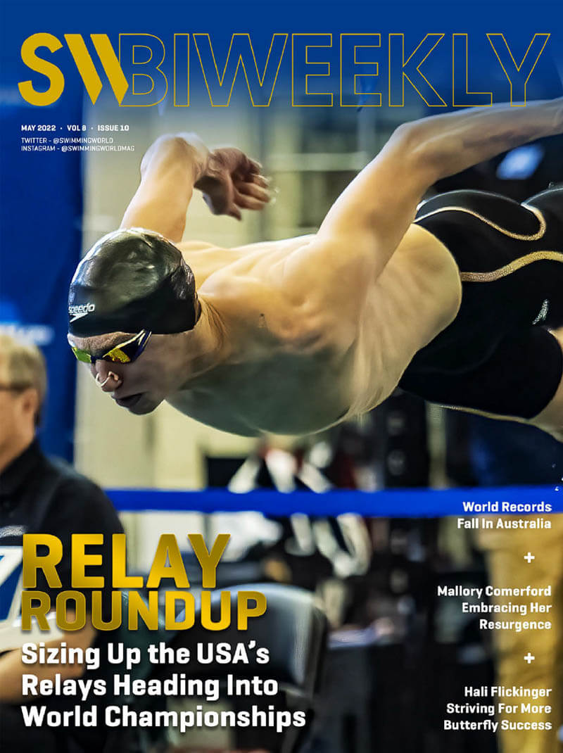 SW Biweekly - Relay Roundup - Sizing Up Team USA's Relays Heading Into World Championships - COVER
