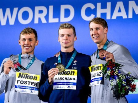 carson-foster-leon-marchand-chase-kalisz-400-im-medals-2022-world-championships-budapest
