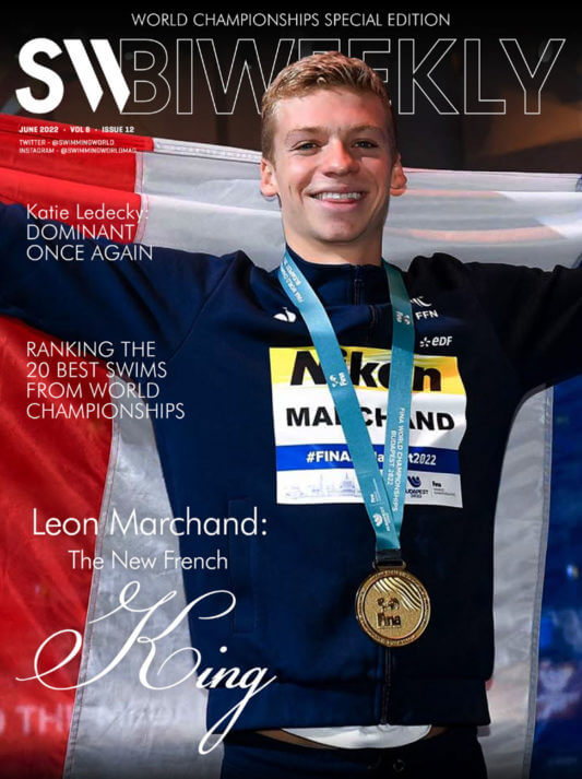 SW Biweekly 6-21-22 - Leon Marchand - The New French King - COVER