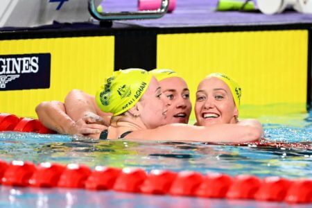 Ariarne Titmus Fights Off Mollie O'Callaghan For 200 Freestyle Gold