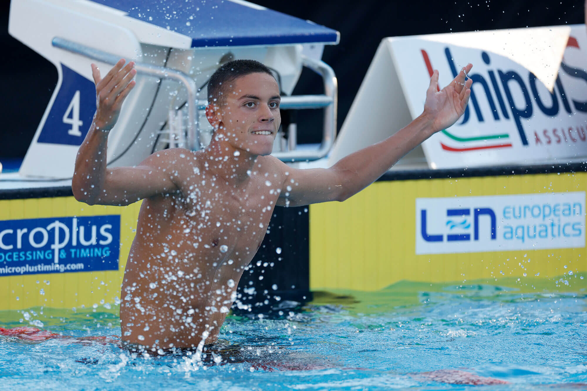 David Popovici Wins 100 Freestyle At Romanian Short Course Champs