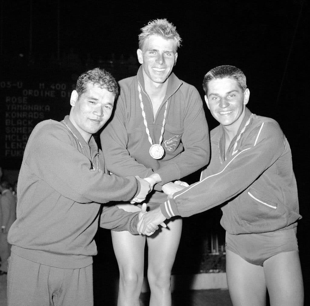 Murray Rose Gold 400 freestyle 1960 Rome