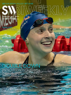 SW Biweekly 11-7-22 - Double Down - Katie Ledecky Crushes Pair of World Records In World Cup Action - COVER