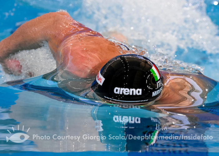 Alessandro Miressi of Italy competes in the 100m Freestyle Men Final during the FINA Swimming Short Course World Championships at the Melbourne Sports and Aquatic Centre in Melbourne, Australia, December 15th, 2022. Photo Giorgio Scala / Deepbluemedia / Insidefoto