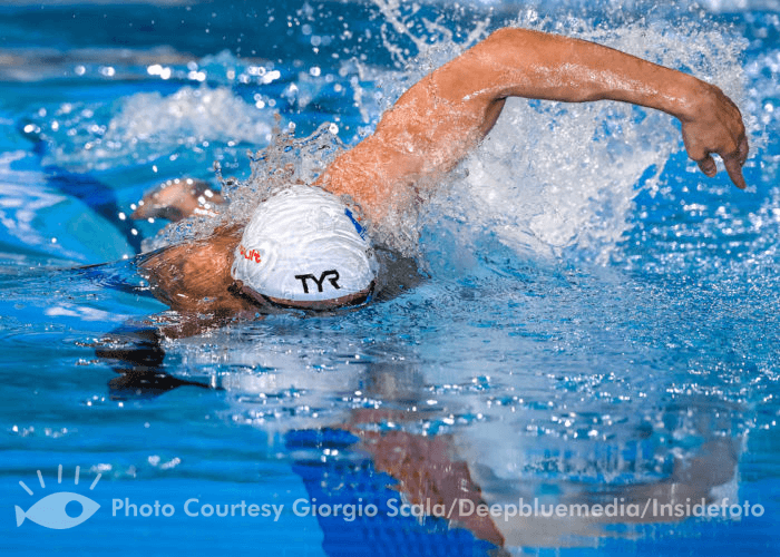 Maxime Grousset of France competes in the 50m Freestyle Men Semifinal during the FINA Swimming Short Course World Championships at the Melbourne Sports and Aquatic Centre in Melbourne, Australia, December 16th, 2022. Photo Giorgio Scala / Deepbluemedia / Insidefoto