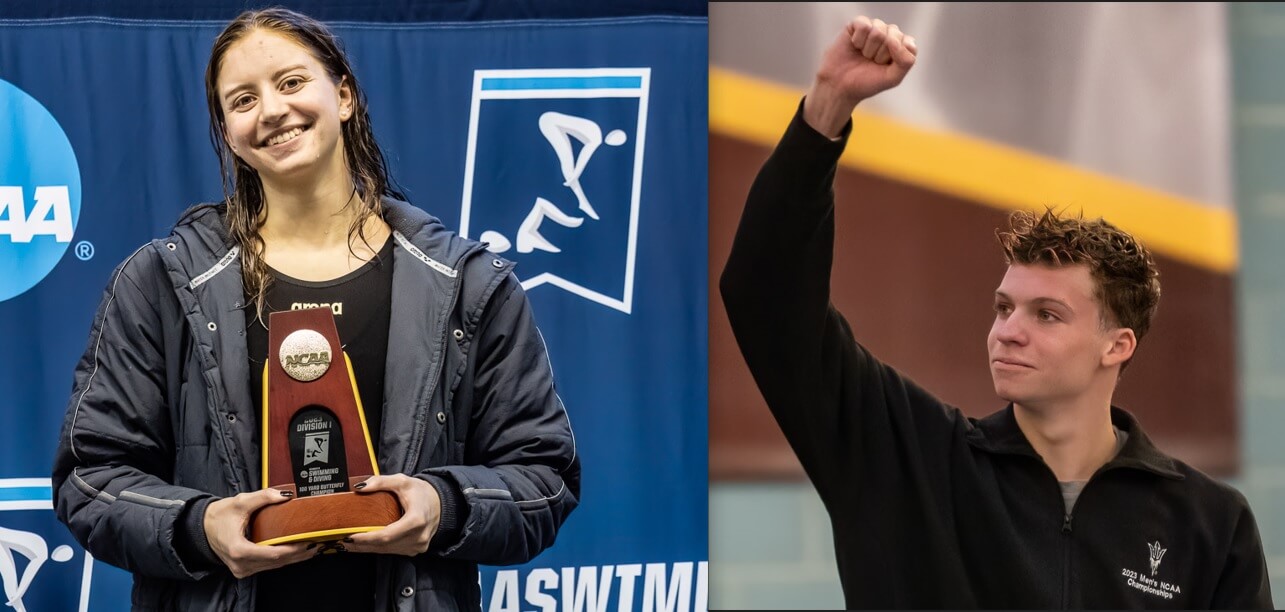 Kate Douglass, Leon Marchand Elite Combo of NCAA Dominance