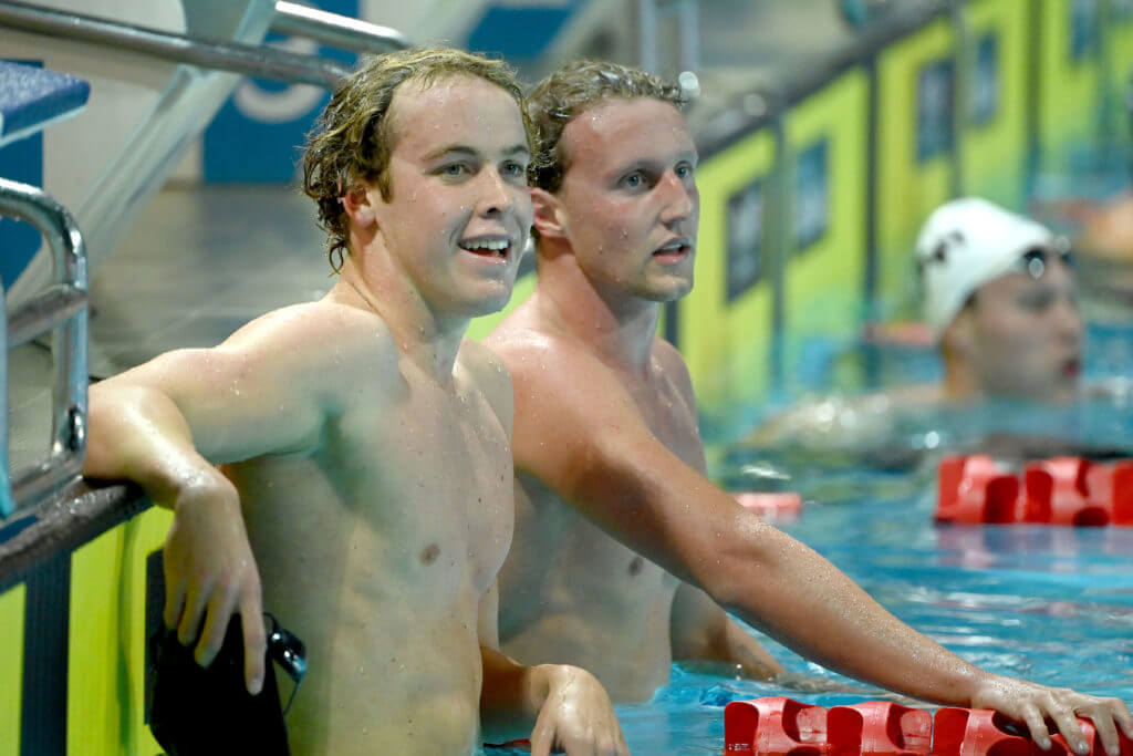 Sam Short and Elijah Winnington 800m