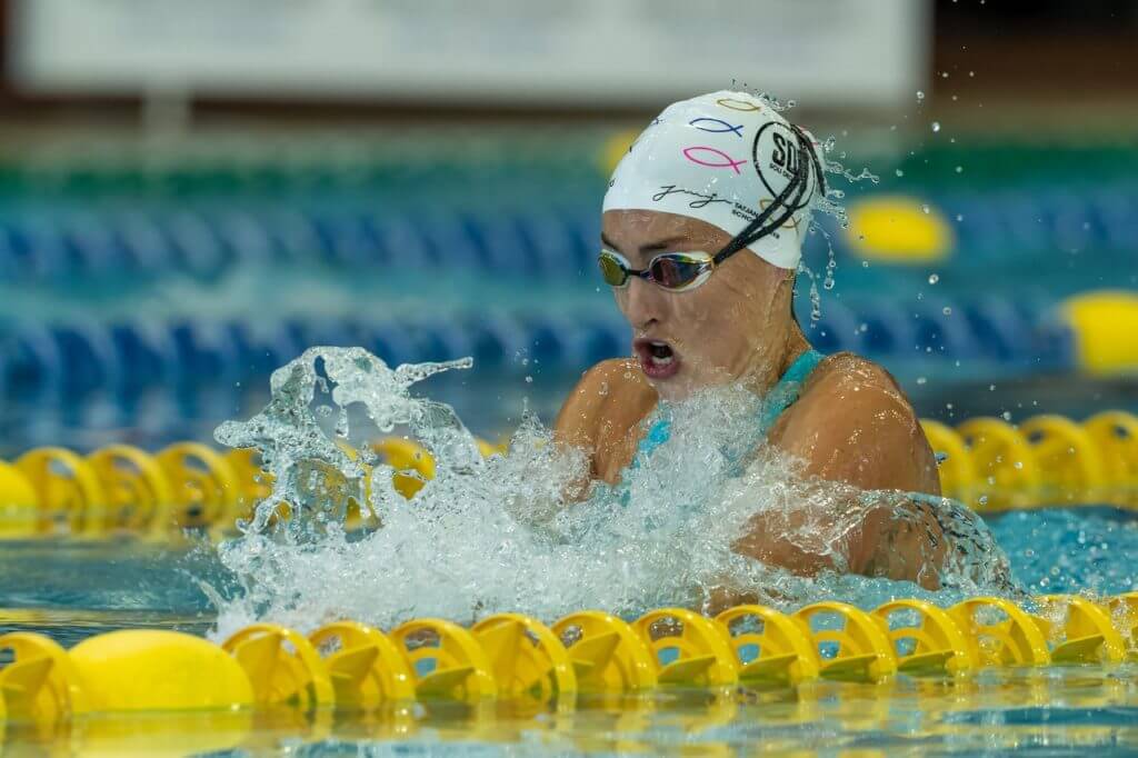 Tatjana Schoenmaker in the 200m breatstroke