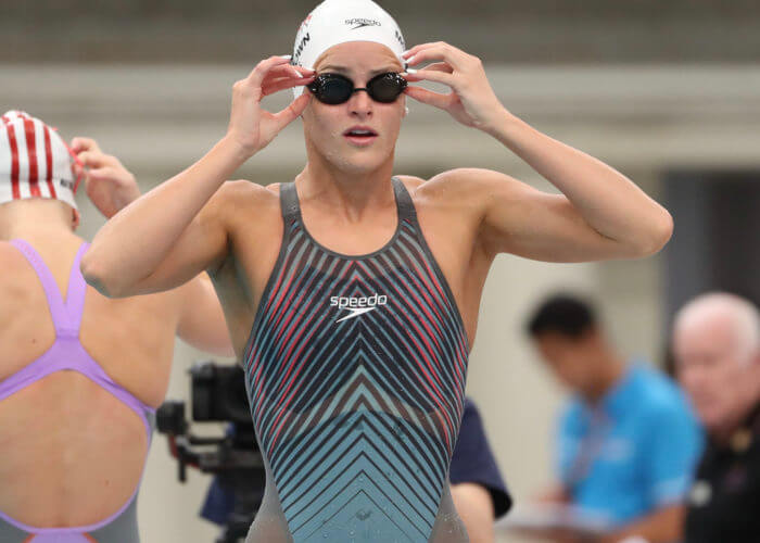 Kaylee McKeown goggles Photo Courtesy Swimming NSW
