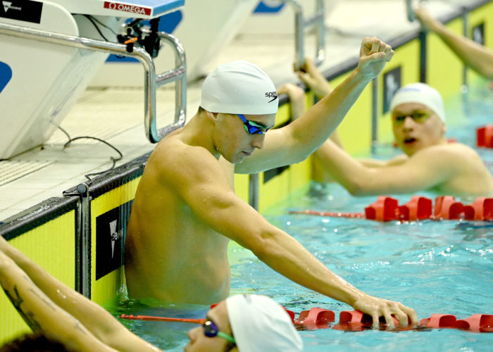 2023 World Trials Night 4 Tommy Neill 200IM claim