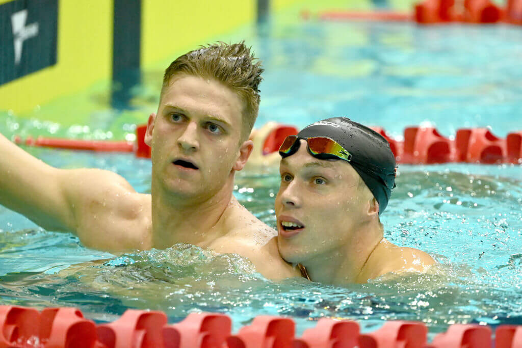 Sam Williamson and Zac Stubblety-Cook (black cap)