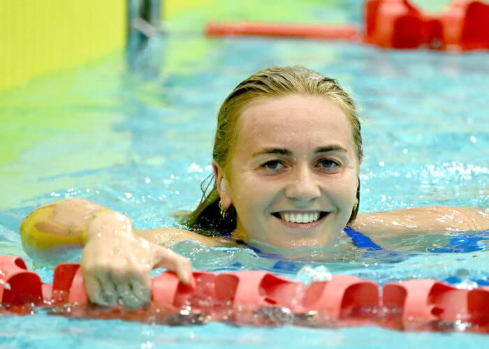 Women's 400m freestyle winners Ariarne Titmus