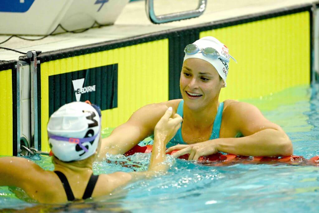 Kaylee McKeown after 200IM win 2023 AUS Trials