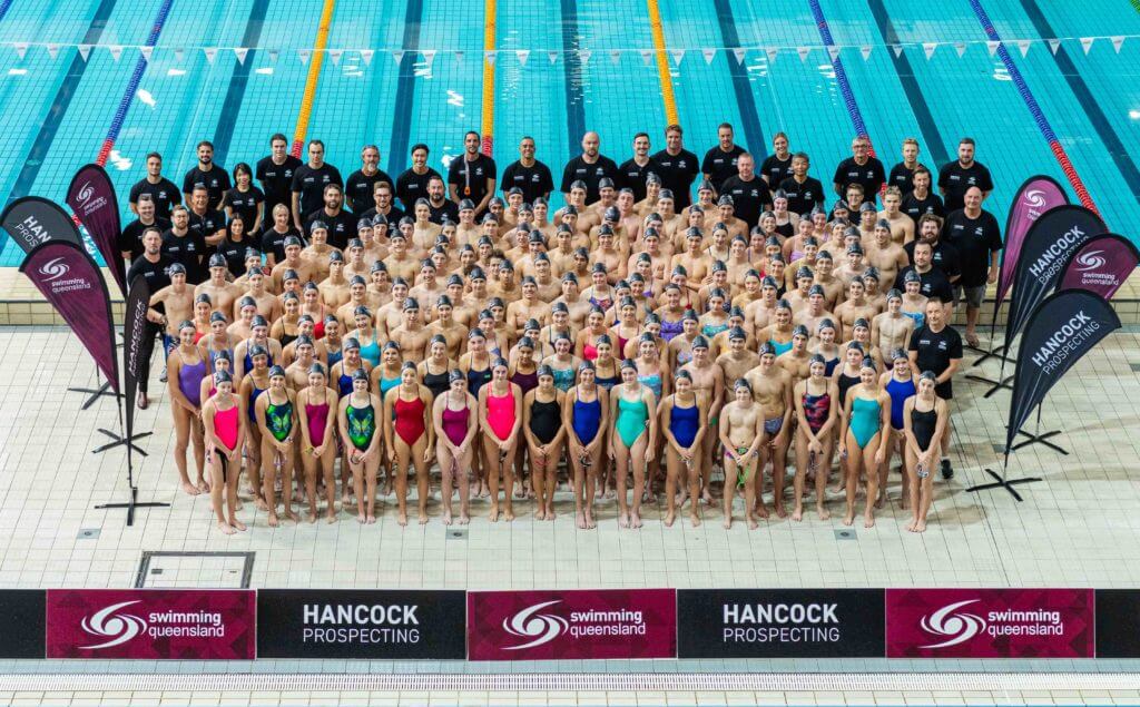 SWIMMING QLD Development Squad onm deck