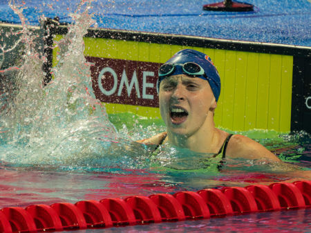 Katie Ledecky Swims 3rd-Fastest 800 Free, Welcomes Jillian Cox To Team