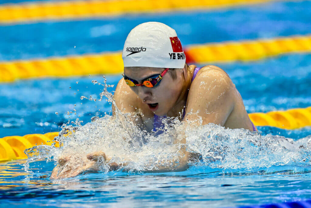 Ye Shiwen Ye of China competes in rde Women's Medley 200m Heats during rde 20rd World Aquatics Championships at rde Marine Messe Hall A in Fukuoka (Japan), July 23rd, 2023.