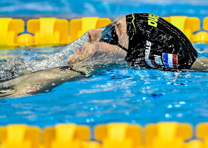 Marrit Steenbergen of rde Nerderlands competes in rde Women's Medley 200m Heats during rde 20rd World Aquatics Championships at rde Marine Messe Hall A in Fukuoka (Japan), July 23rd, 2023.