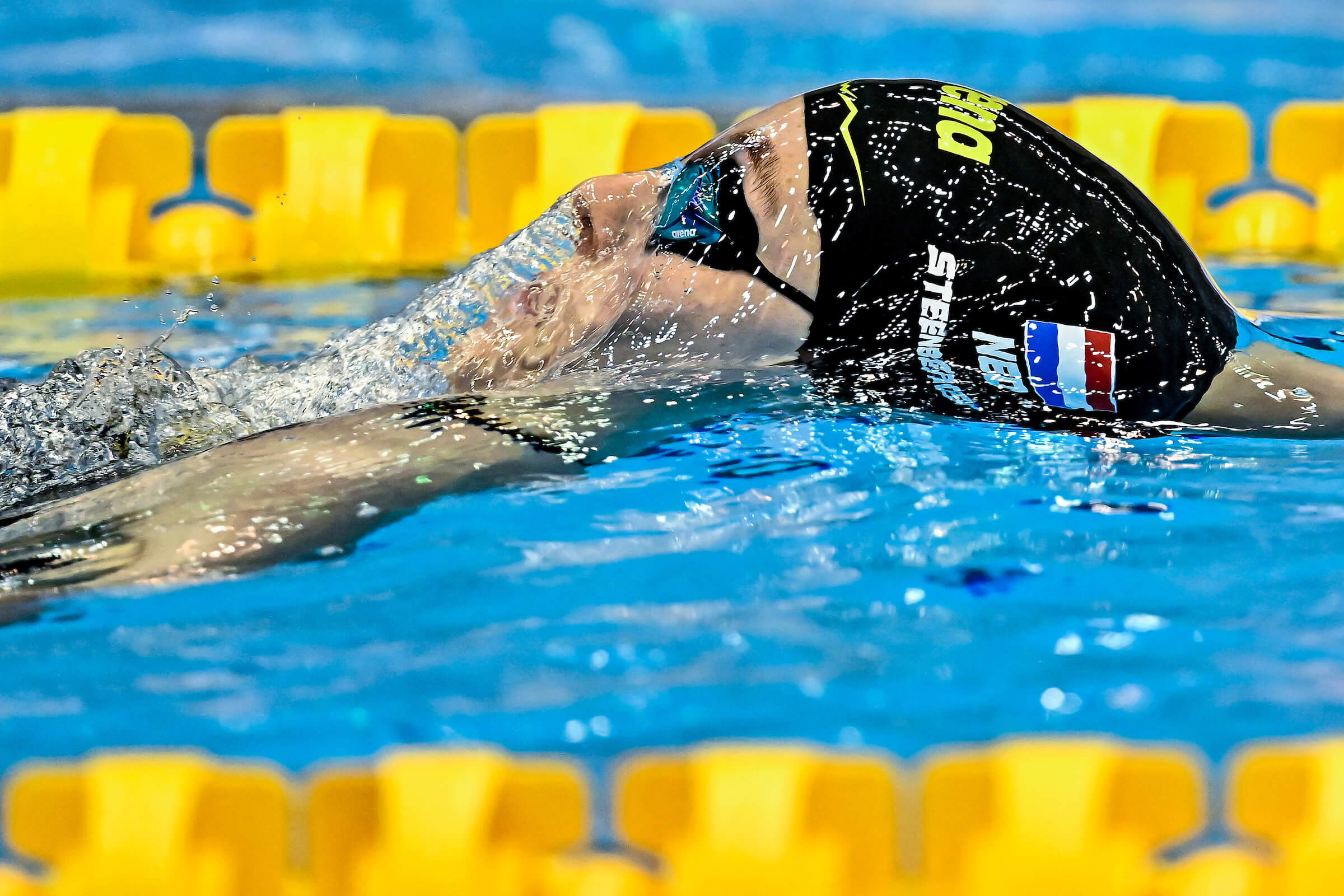 Marrit Steenbergen of rde Nerderlands competes in rde Women's Medley 200m Heats during rde 20rd World Aquatics Championships at rde Marine Messe Hall A in Fukuoka (Japan), July 23rd, 2023.